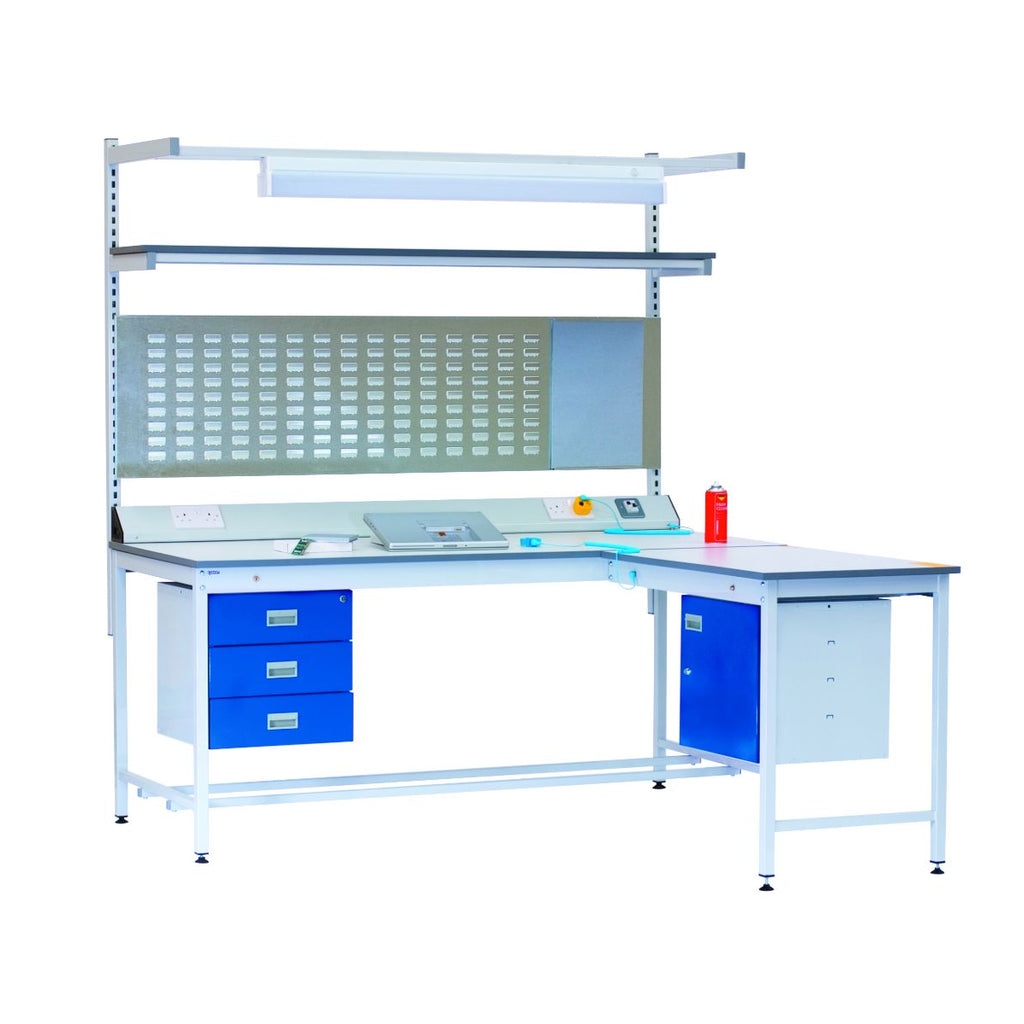 Anti-Static ESD Workbench with Lamstat Worktop 150cm Wide (6199759306923)