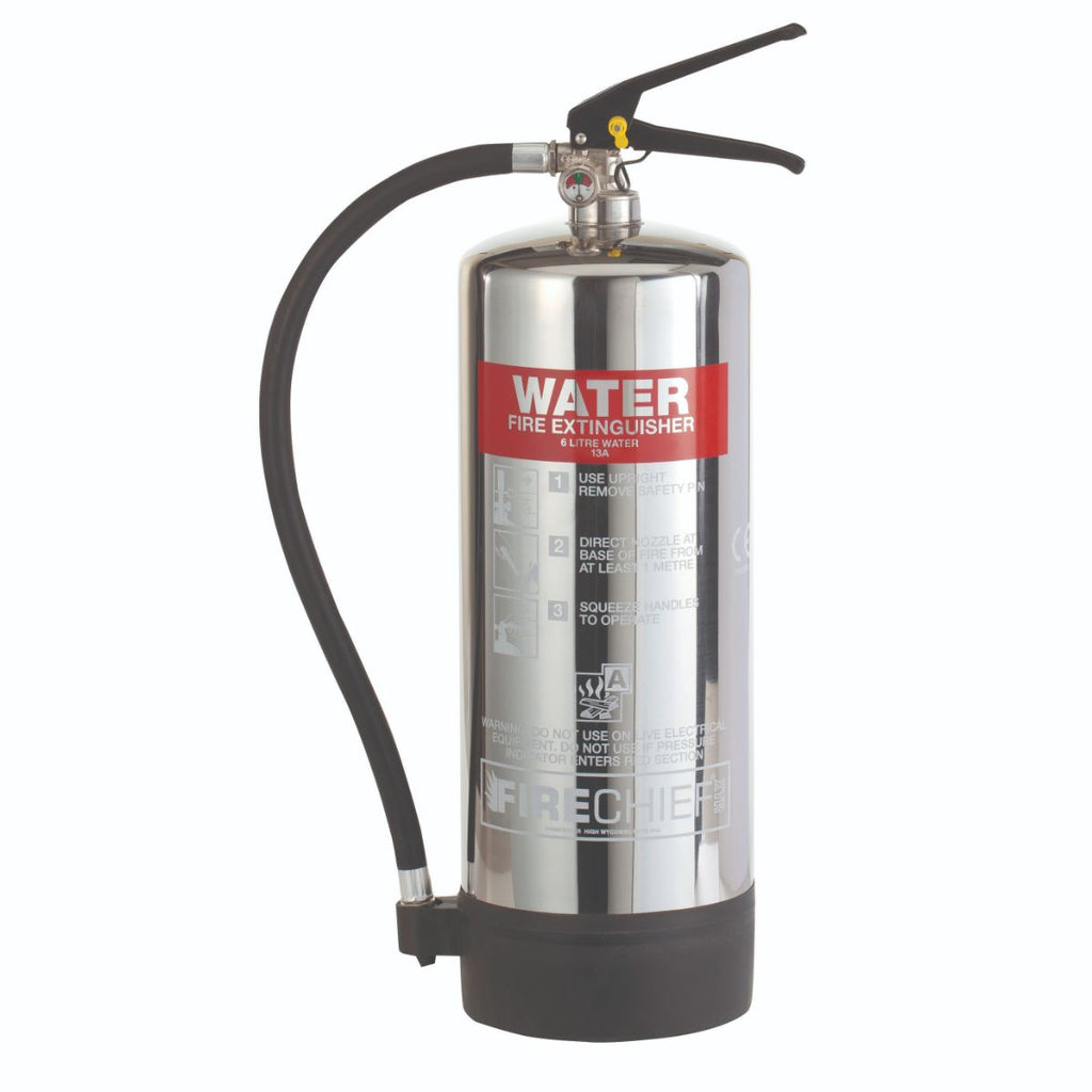 6 Ltr Stainless Steel Water Fire Extinguisher (PXW6) (4575302451235)