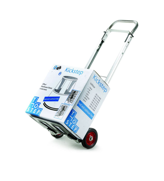 Telescopic Folding Aluminium Sack Truck - 90kg Capacity propped (4808063385635)
