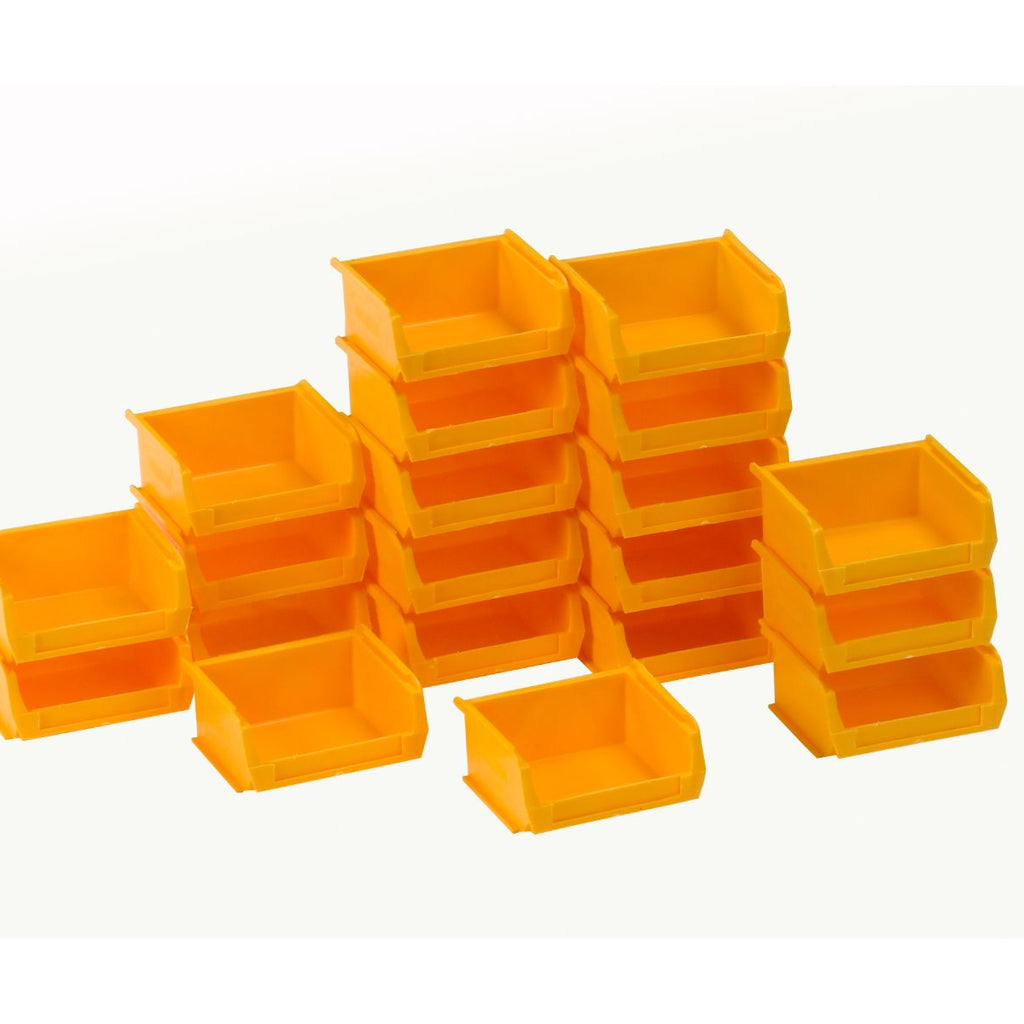 TC1 Small Plastic Parts Bins - 90mm x 100mm yellow group (4636911927331)