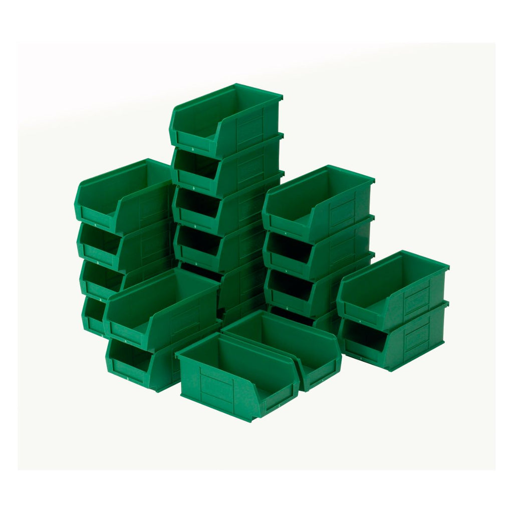 TC2 Small Plastic Parts Bins - 165mm x 100mm green group (4636911992867)