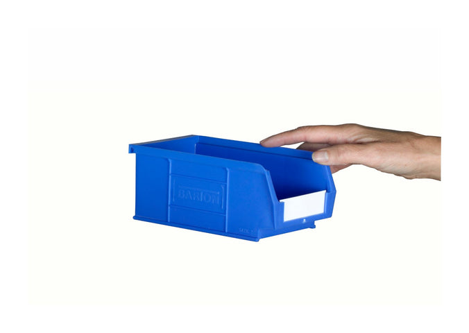 TC2 Small Plastic Parts Bins - 165mm x 100mm blue (4636911992867)