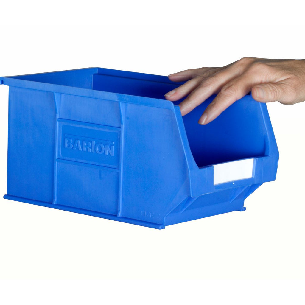 TC3 Small Plastic Parts Bins - 240mm x 150mm blue (4636912025635)