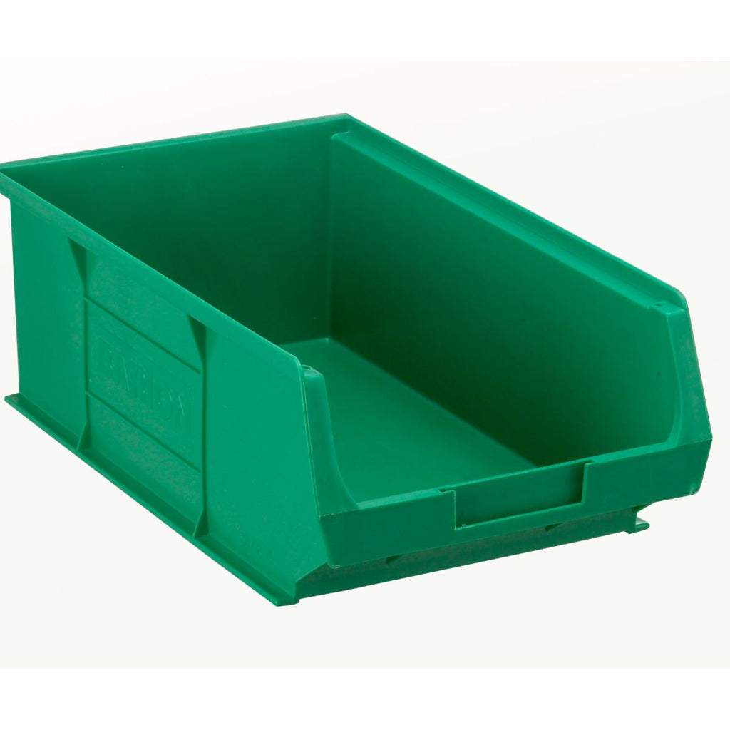 TC4 Standard Plastic Parts Bins - 350mm x 205mm (Pack of 10) green (4636912058403)