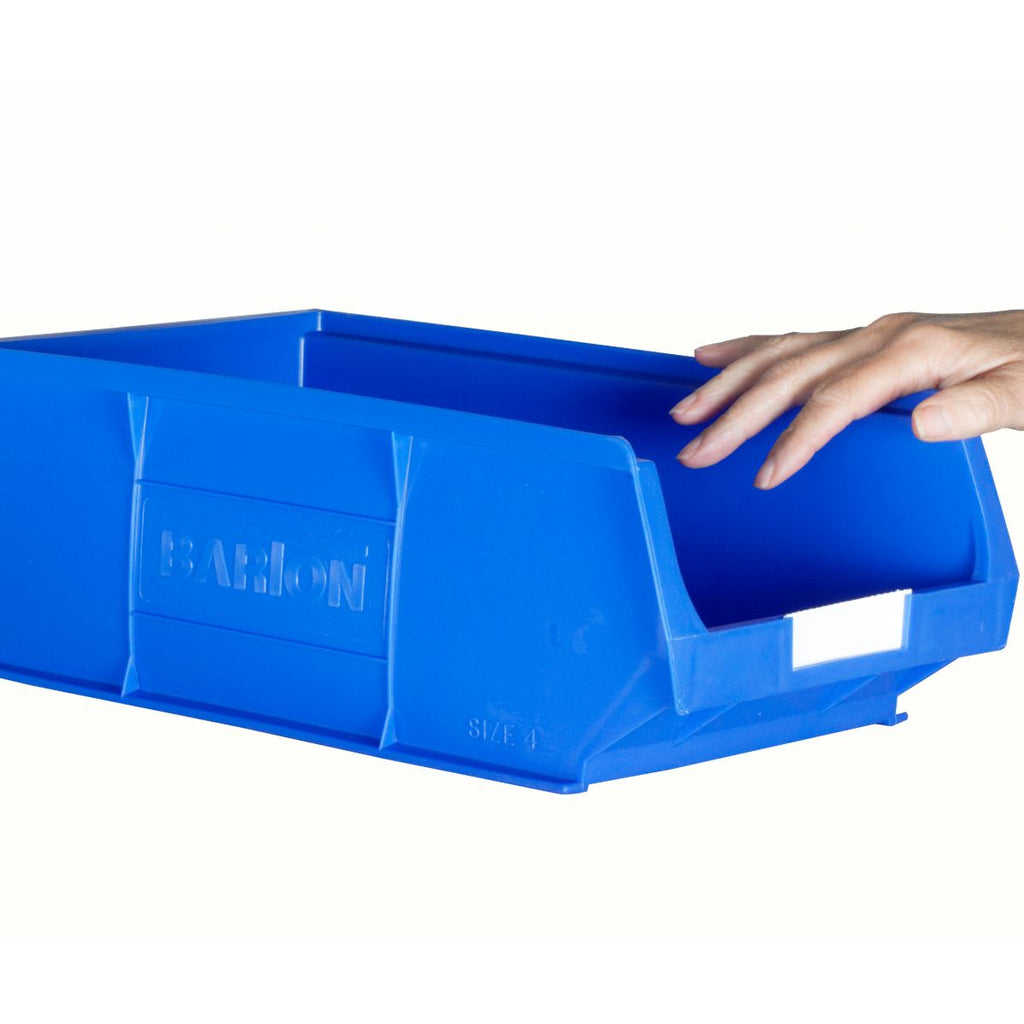 TC4 Standard Plastic Parts Bins - 350mm x 205mm (Pack of 10) blue (4636912058403)