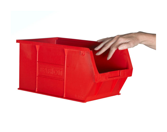TC5 Medium Plastic Parts Bins - 350mm x 205mm (Pack of 10) red (4636912091171)