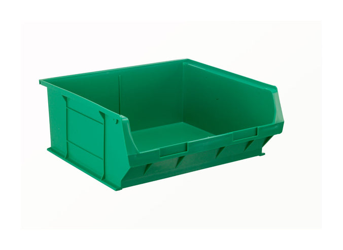 TC6 Large Plastic Parts Bins - 375mm x 420mm (Pack of 5) green (4636912123939)