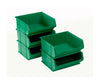 TC6 Large Plastic Parts Bins - 375mm x 420mm (Pack of 5) green group (4636912123939)