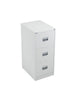 Steel 3 Drawer Filing Cabinet white front 45 above (5977293029547)