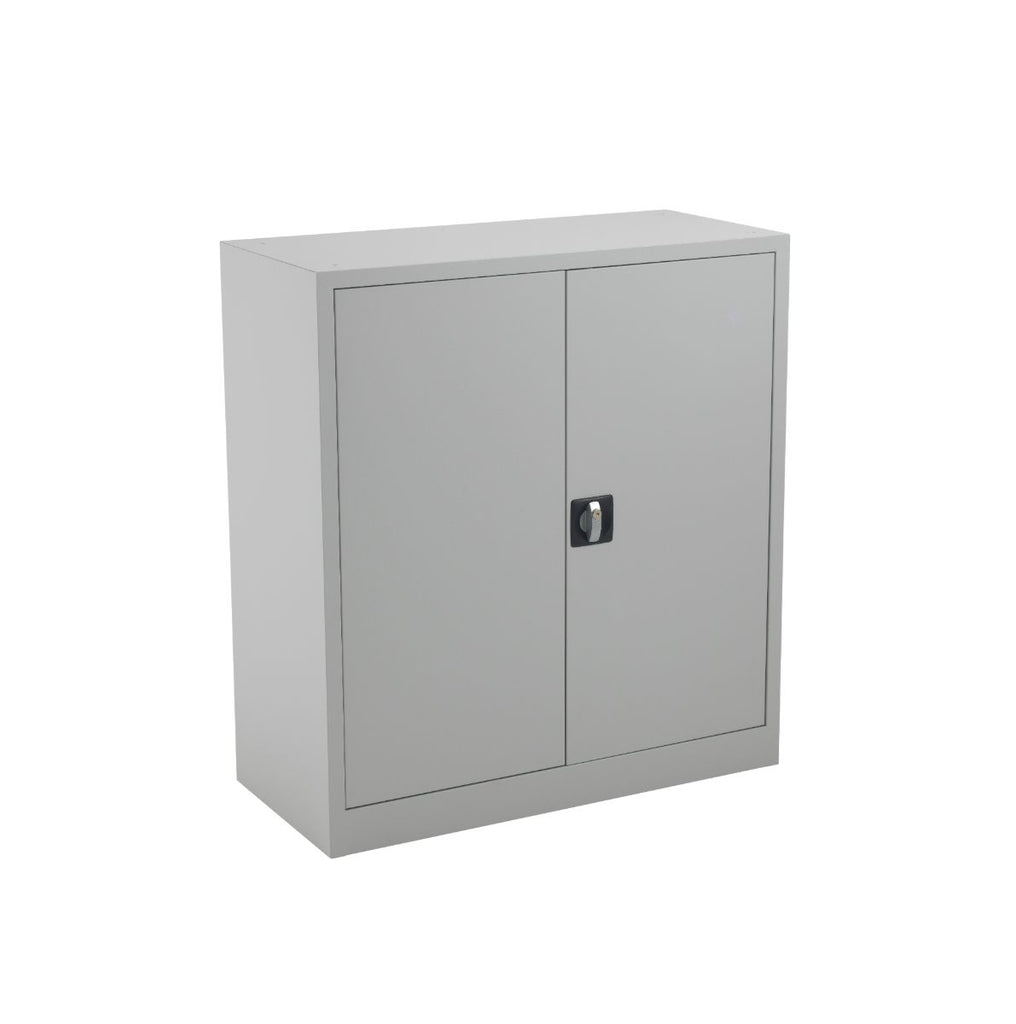 Steel Double Door Office Cupboards grey front (5977264881835)