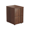 2 Drawer Wooden Filing Cabinet dark walnut (5977265471659)