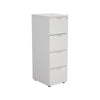 4 Drawer Wooden Filing Cabinet white (5977265537195)