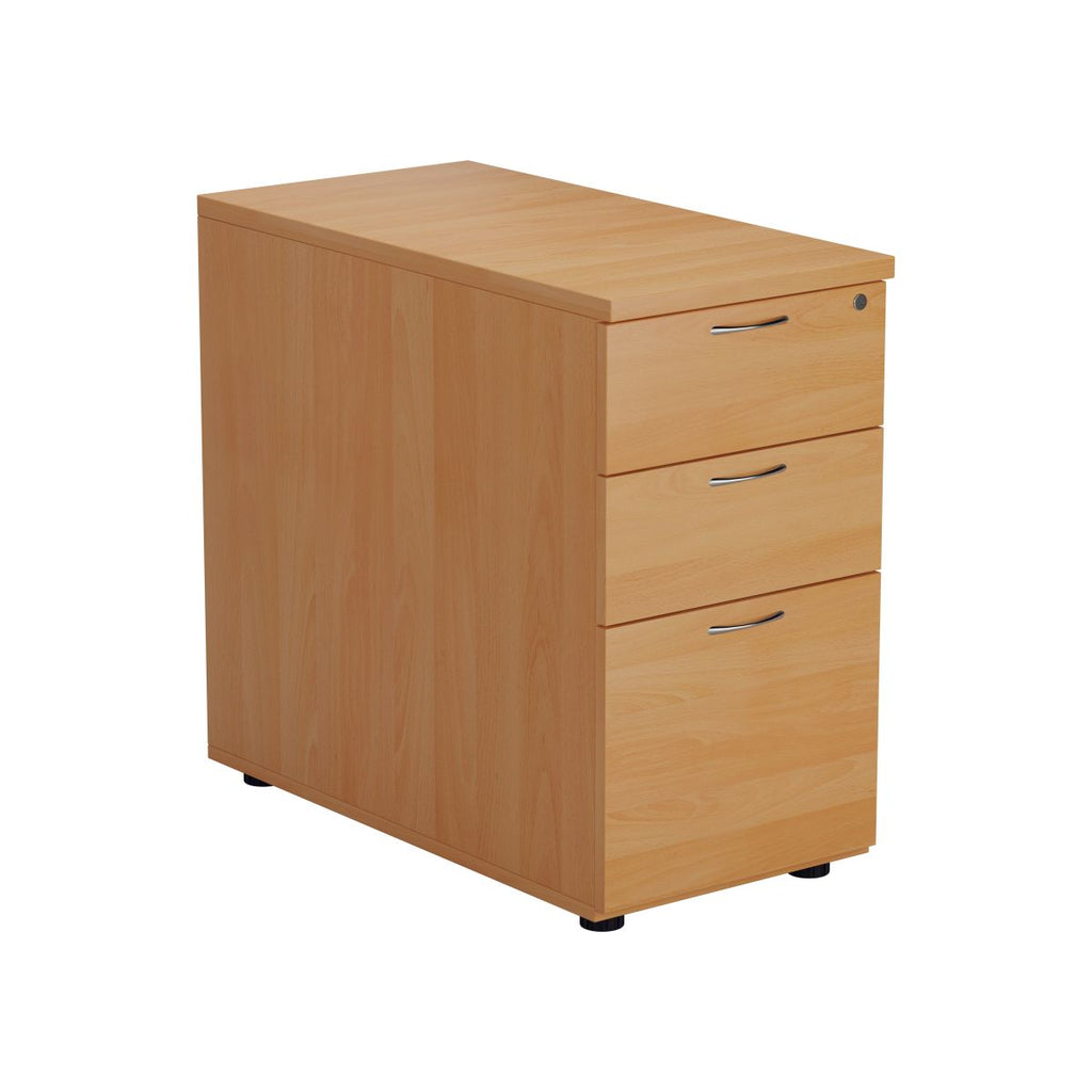 Desk Height Wooden Desk Pedestals (800mm Deep) beech front (5977265406123)