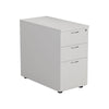 Desk Height Wooden Desk Pedestals (800mm Deep) white (5977265406123)