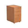 Desk Height Wooden Desk Pedestals (600mm Deep) beech (5977265373355)