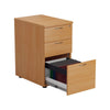 Desk Height Wooden Desk Pedestals (800mm Deep) beech front open files (5977265406123)