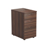 Desk Height Wooden Desk Pedestals (600mm Deep) dark walnut (5977265373355)