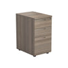 Desk Height Wooden Desk Pedestals (600mm Deep) grey oak (5977265373355)