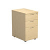 Desk Height Wooden Desk Pedestals (600mm Deep) maple (5977265373355)