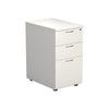 Desk Height Wooden Desk Pedestals (600mm Deep) white (5977265373355)