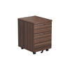 2 Draw Mobile Office Pedestals dark walnut (5977265078443)