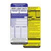 Tower Scaffold Inspection Safety Tag Inserts Pack of 10 (6074675265707)