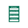Harness Inspection Mini Safety Tag Inserts green (6074675364011)