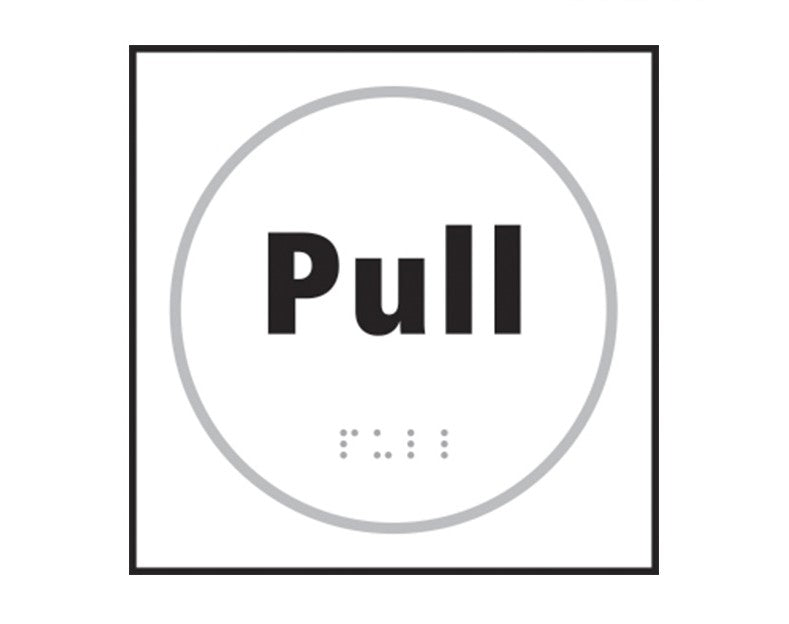 Pull - Braille Door Sign (6003840843947)