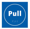 Pull - Braille Door Sign