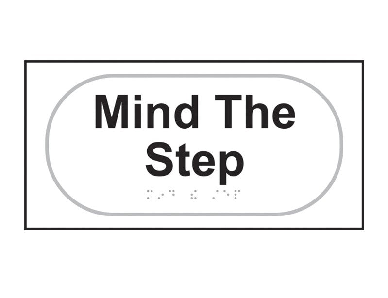 Braille Mind The Step Sign (6003842318507)