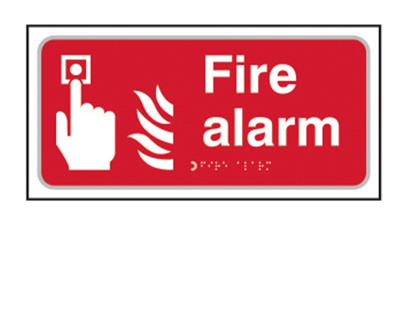 Braille Fire Alarm Sign (6003842089131)