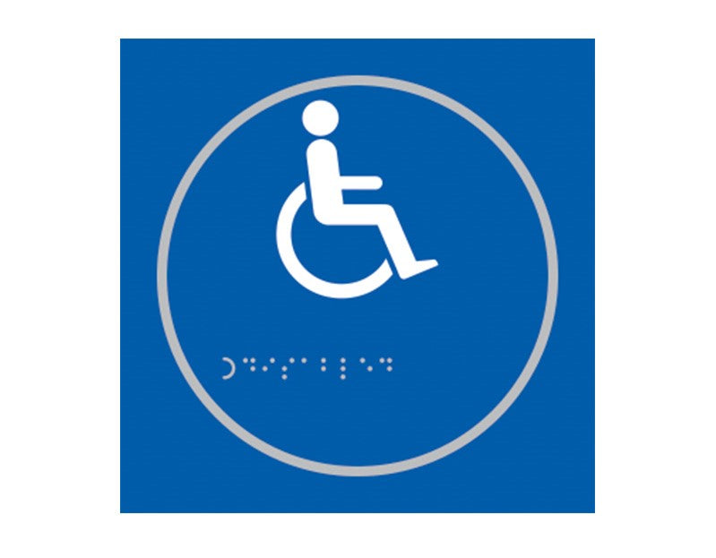 Braille Disabled Toilet Symbol Signs blue (6003841368235)