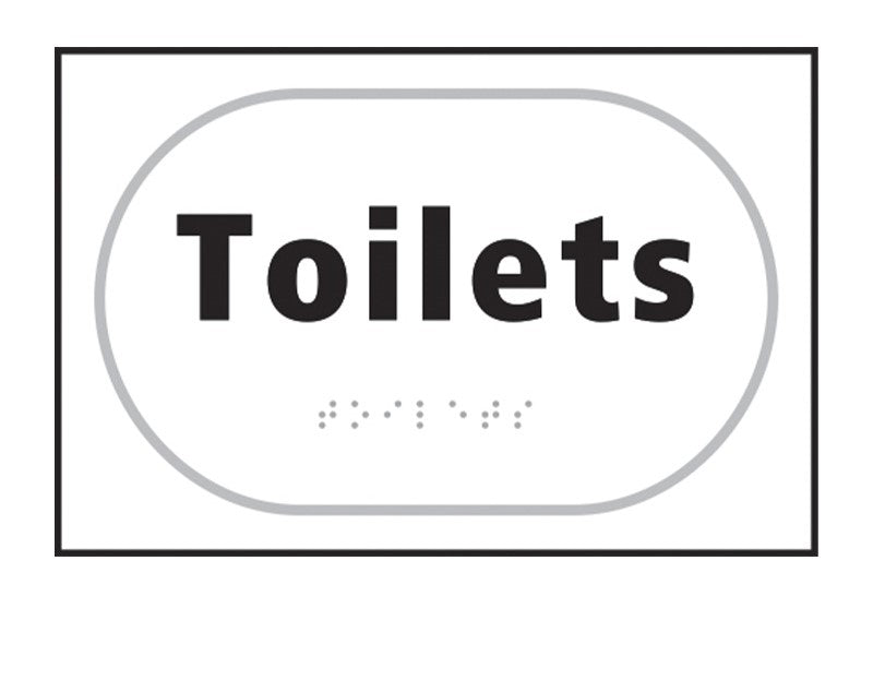 Toilets - Braille Sign (6003841204395)