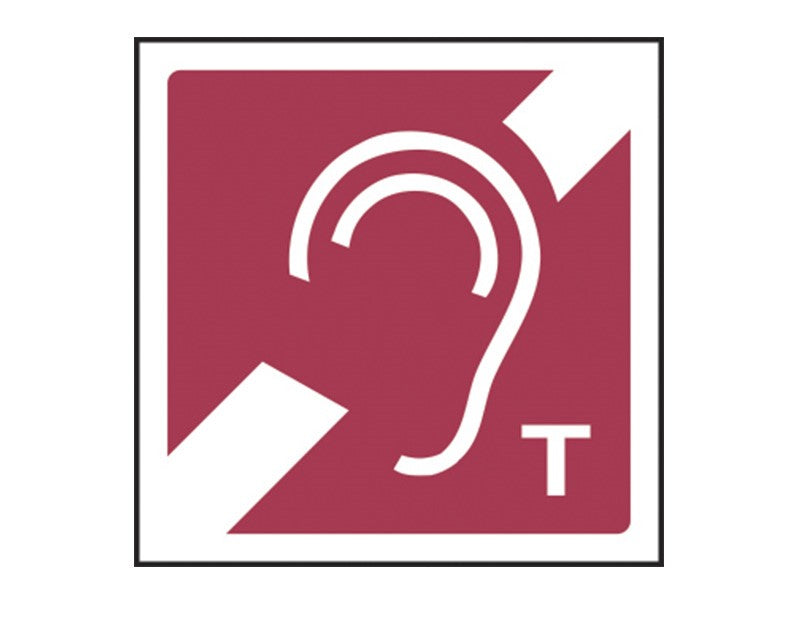 Braille Ear Hearing Aid Loop Sign (6003842121899)