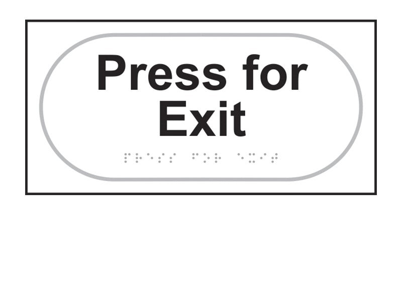 Braille Press for Exit Sign (6003842252971)