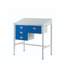 Industrial Workstations with Single & Triple Drawers sloping (4627792298019)