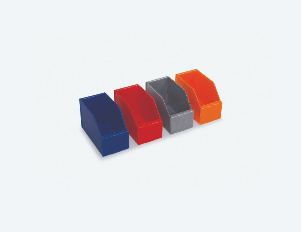 Fluted Plastic Parts Bins - 150mm Long (25 pcs) (4628173815843)