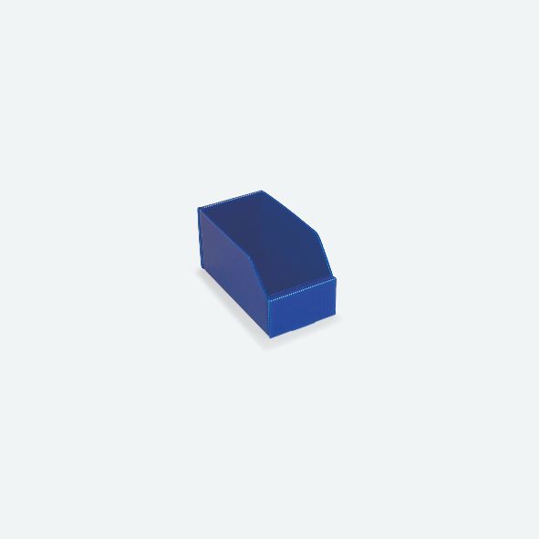 Plastic Polypropylene Small Parts Bins 100mm x 450mm x 100mm - 25 Pack (6222853898411)