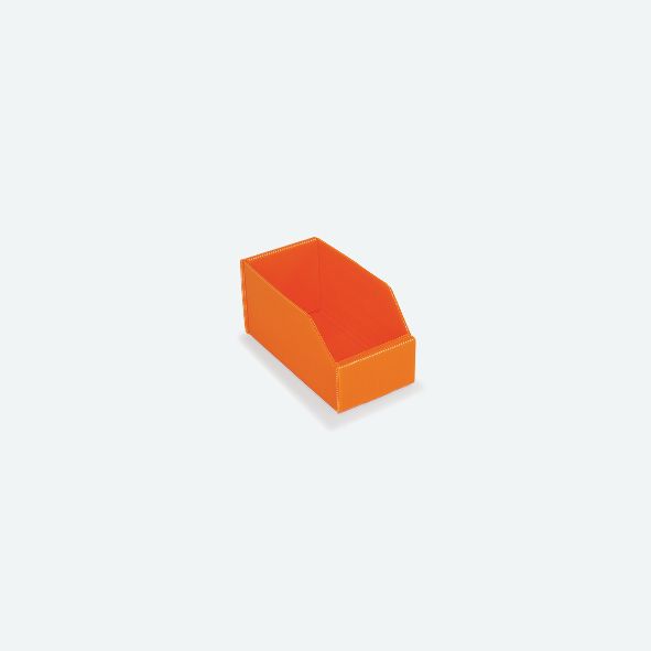 Plastic Polypropylene Small Parts Bins 100mm x 450mm x 100mm - 25 Pack (6222853898411)