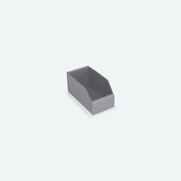 Plastic Polypropylene Small Parts Bins 100mm x 450mm x 100mm - 25 Pack (6222853898411)