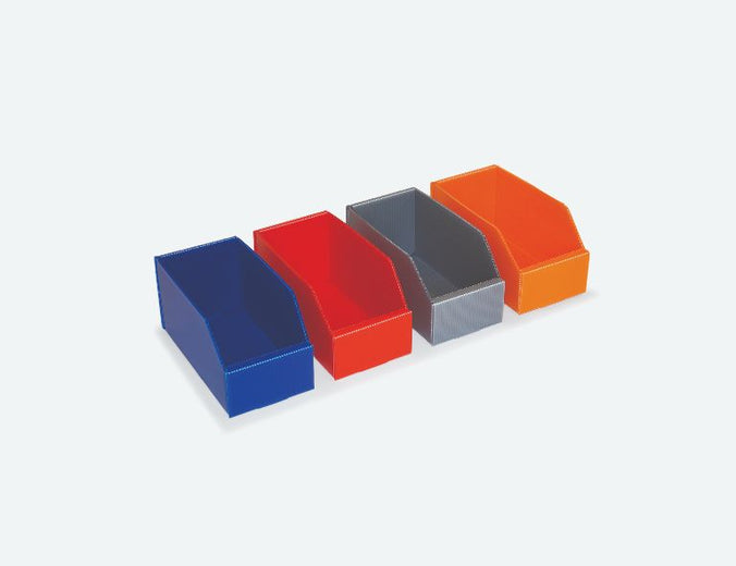 Plastic Polypropylene Small Parts Bins 100mm x 300mm x 100mm - 25 Pack (6222853701803)
