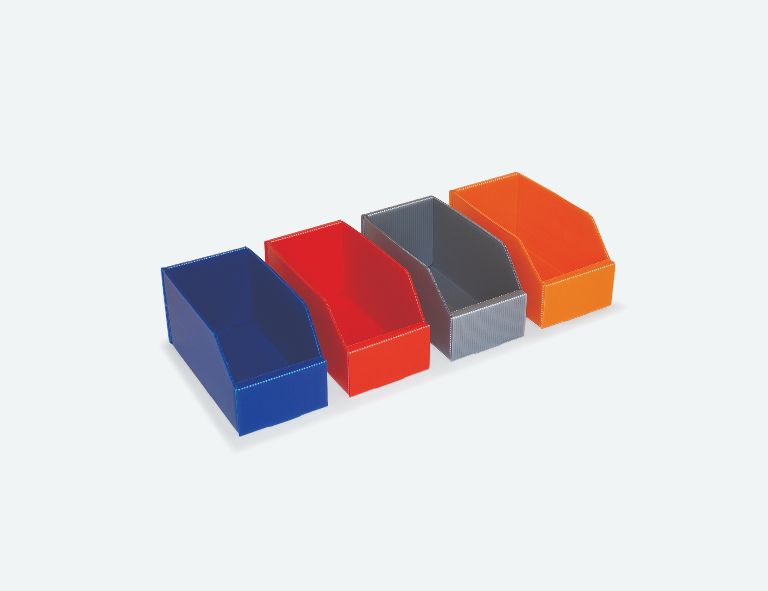 Plastic Polypropylene Small Parts Bins 100mm x 450mm x 100mm - 25 Pack (6222853898411)