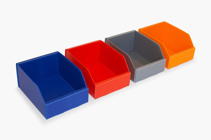 Plastic Polypropylene Small Parts Bins 100mm x 300mm x 200mm - 25 Pack (6222853832875)