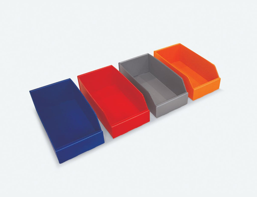 Fluted Plastic Parts Bins - 300mm Long (25 pcs) (4628173881379)