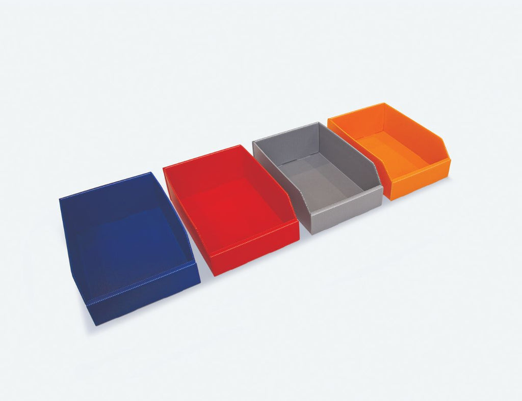 Fluted Plastic Parts Bins - 300mm Long (25 pcs) (4628173881379)