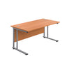 Cantilever Rectangular Office Desks 800mm Deep (5973569896619)