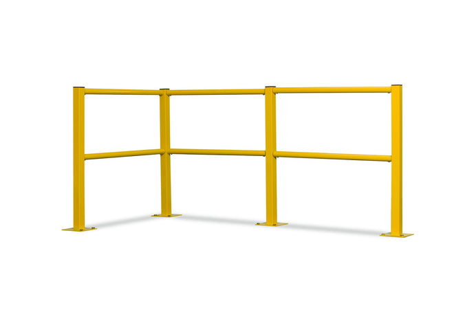 Round Tube Warehouse Rail Barrier System (6089931718827)