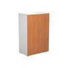 Wooden Office Cupboards with White Sides and Top beech (5977265209515)