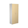 Wooden Office Cupboards with White Sides and Top maple (5977265209515)