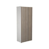 Wooden Office Cupboards with White Sides and Top grey oak (5977265209515)